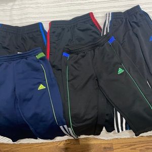 5 pairs of Adidas size 5 boys Track Pants